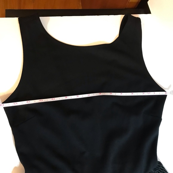 V Back Cocktail Open Weave Overlay From Waist Lord and Taylor Design Lab Sz SP - Picture 9 of 12